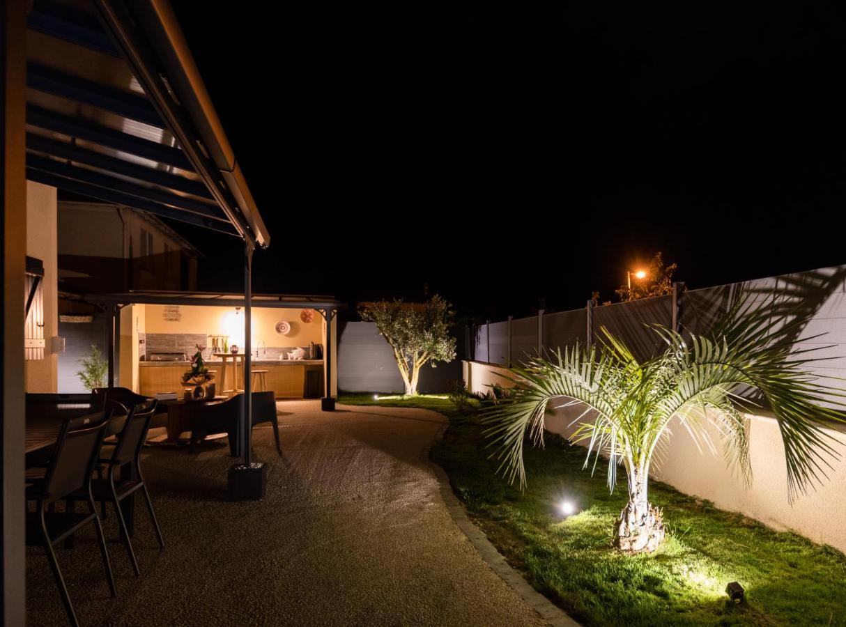 Villa Des Oliviers Sublime Villa Avec Piscine Chauffee Et Privee Et Baby Foot Bon-Encontre Ngoại thất bức ảnh