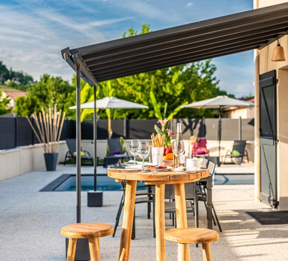 Villa Des Oliviers Sublime Villa Avec Piscine Chauffee Et Privee Et Baby Foot Bon-Encontre Ngoại thất bức ảnh