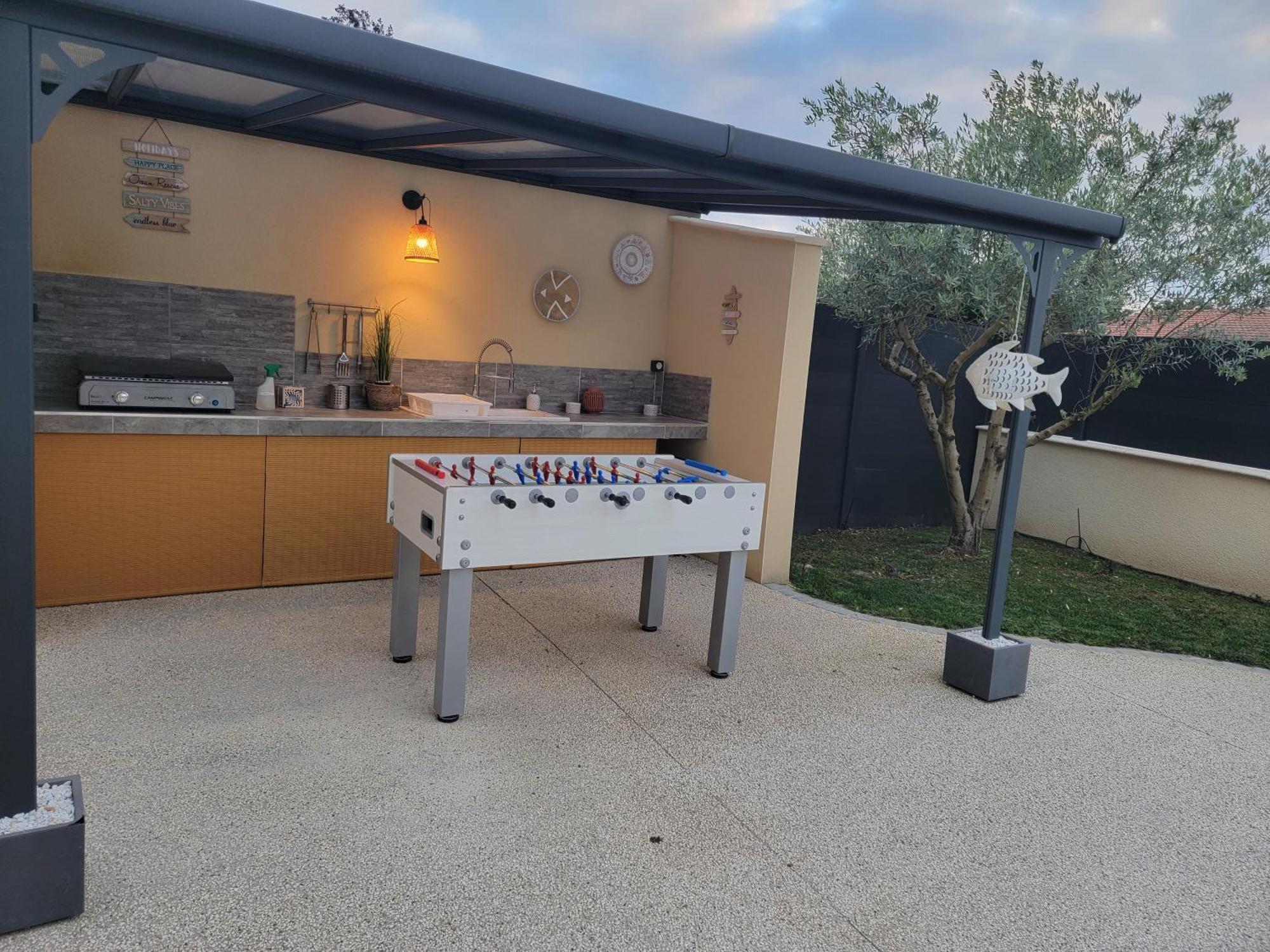 Villa Des Oliviers Sublime Villa Avec Piscine Chauffee Et Privee Et Baby Foot Bon-Encontre Ngoại thất bức ảnh