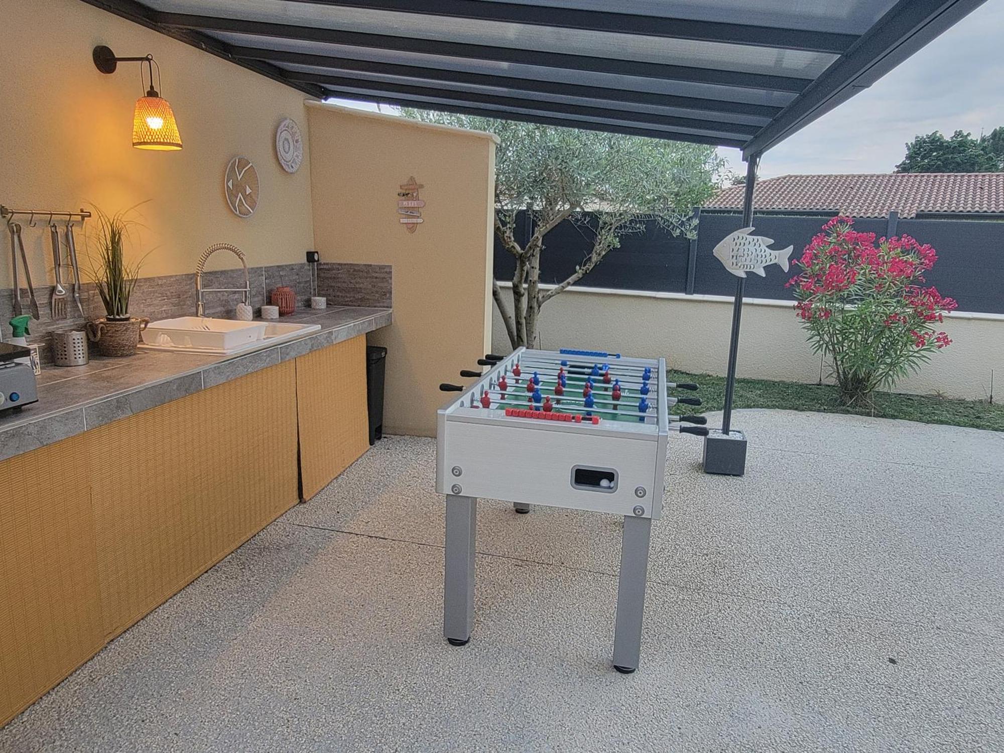 Villa Des Oliviers Sublime Villa Avec Piscine Chauffee Et Privee Et Baby Foot Bon-Encontre Ngoại thất bức ảnh